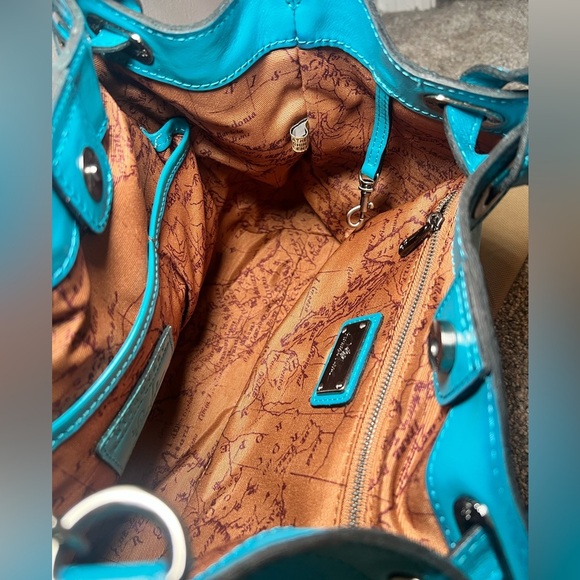 Patricia Nash Discovery Limited Edition Woven Rometta Satchel & Crossbody strap. - Picture 8 of 11